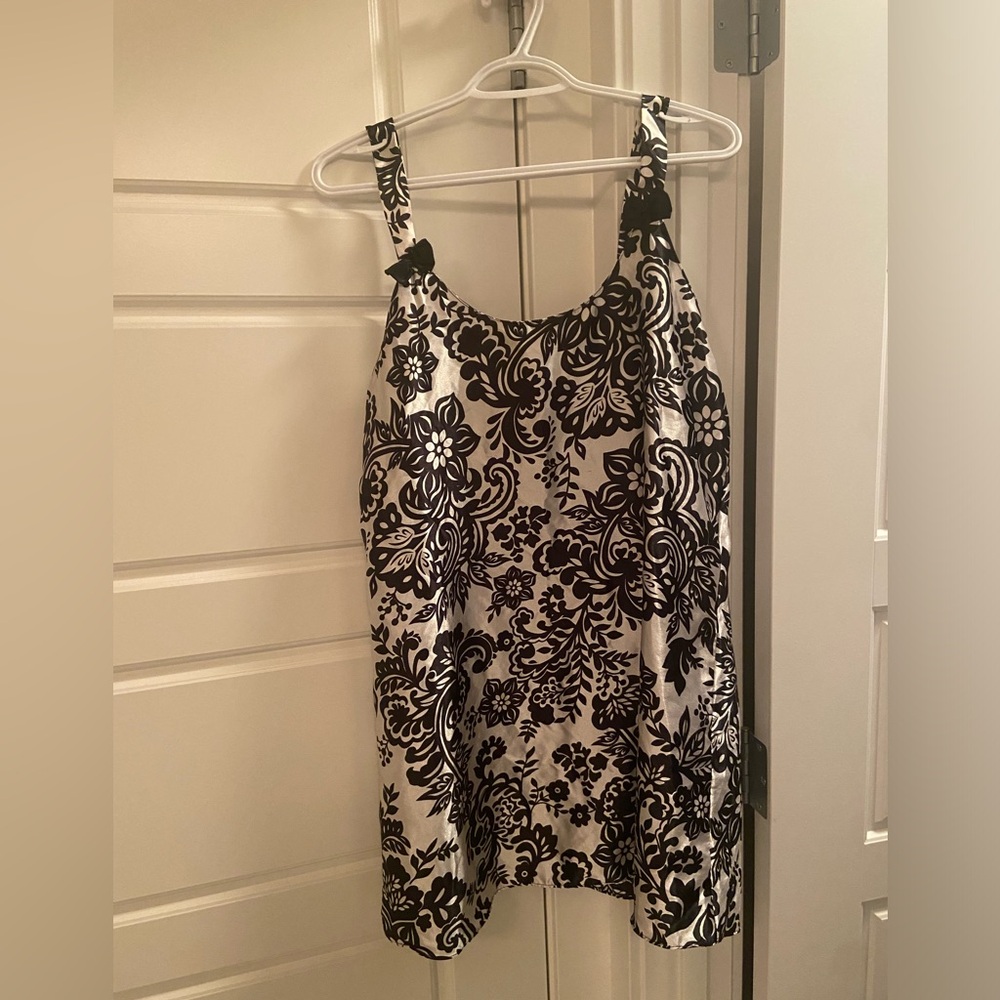 Sante Chemise - Black and White Night Gown